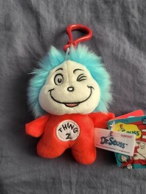 Dr. Seuss Thing 2 Plush Clip-On -